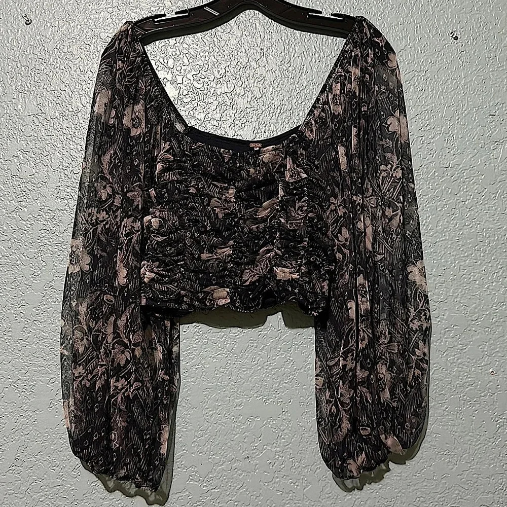 Free people navy combo tops XL
